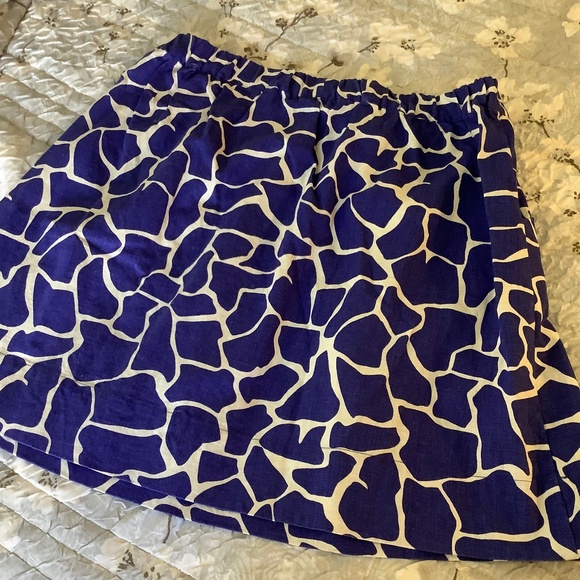 Blue/white Alfred Sung Skirt M - Picture 4 of 7